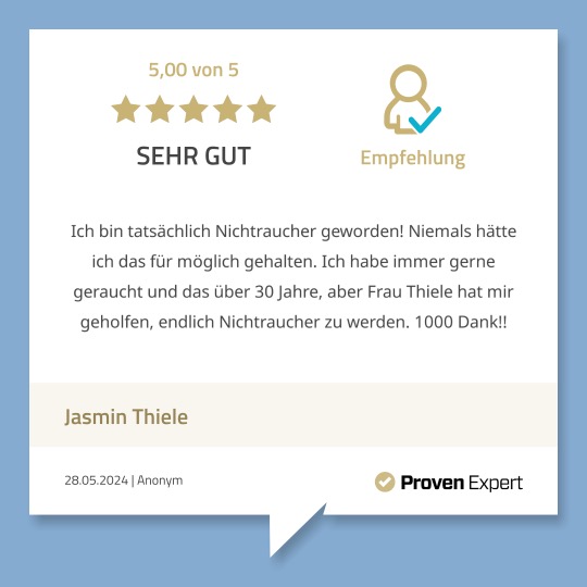 Raucherentwöhnung-Hypnose-Einzelbewertung