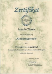Zertifikat_Kinderhypnose_Jasmin Thiele
