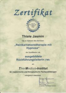Zertifikat_Reinkarnationstherapeut_Jasmin Thiele